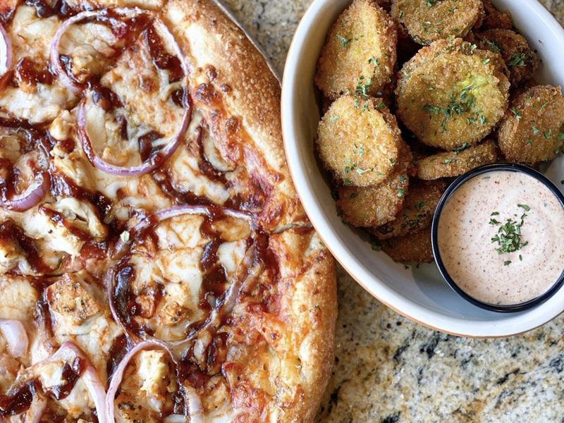 NYPD Pizza Hunters Creek food